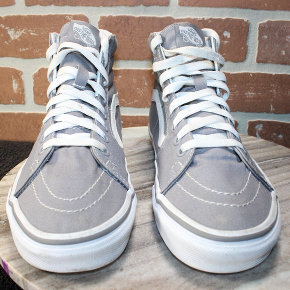Gray High-Top Sneakers - Picture 2 of 8